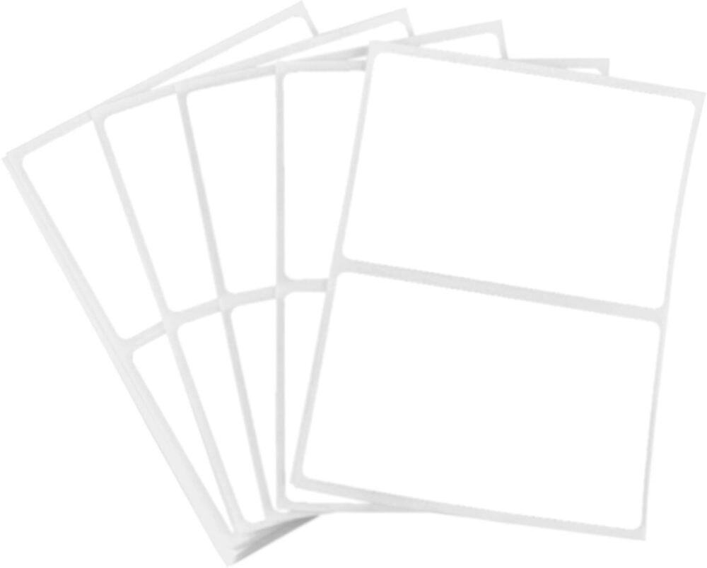 4969 2 x 3 Inch Rectangular Color Coding Labels Permanent Colored Labels